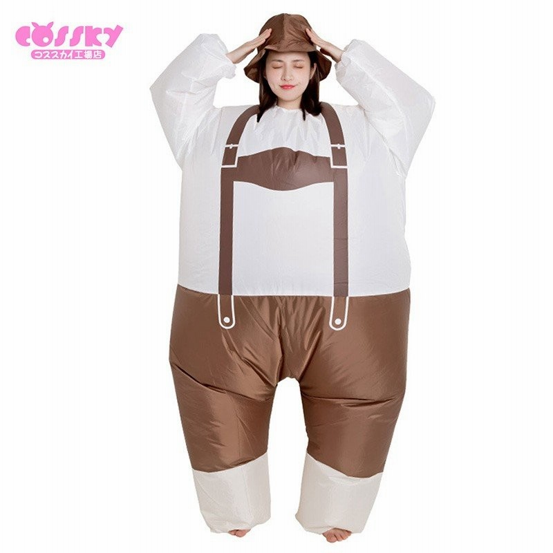 ハロウィン コスプレ 警察 ドイツビール祭り オーバーオール フラ おもしろ 着ぐるみ 膨らむコスチューム 空気充填 パーティー 演出服 大人用 通販 Lineポイント最大0 5 Get Lineショッピング