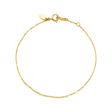 NATURALI JEWELRY K18 Screw Chain Bracelet
