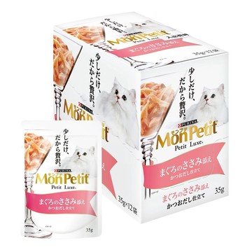 Mon Petit 貓倍麗 極上餐包 鮮鮪嫩雞 35公克 X 12入 (2包裝)