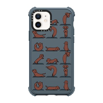 CASETiFY iPhone 12 Ultra Impact Case Dachshund Yoga推薦