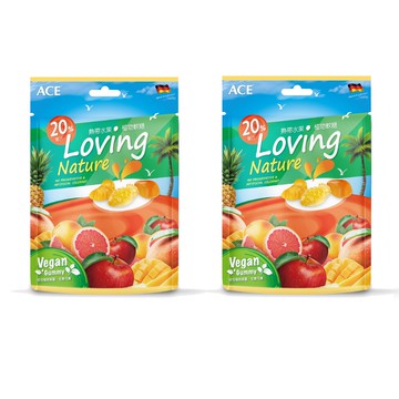 ACE - 熱帶水果植物軟糖*2-160公克/袋