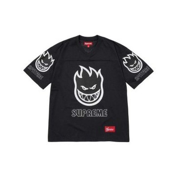 Supreme x Spitfire Jersey 火焰 球衣 短袖 黑色 SS26KN60-BK [台灣現貨]