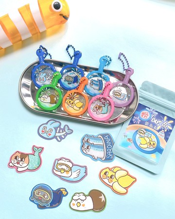 撈Bu魚盲抽包-鎖匙扣吊飾鑰匙圈連貼紙(全8款)