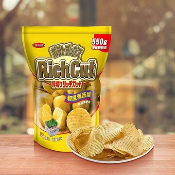 湖池屋 厚切洋芋片(和風海苔鹽口味)550g【小三美日】空運禁送 DS021846