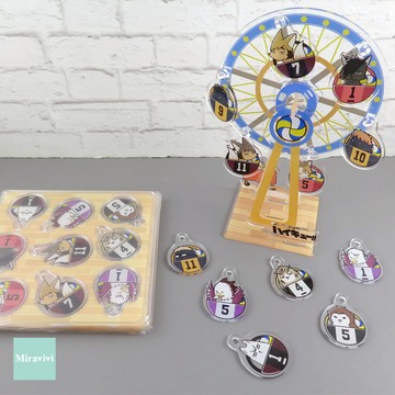 排球少年-自組旋轉摩天輪組-小動物