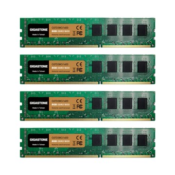 Gigastone DDR3 1600 32GB (8GBx4) 桌上型記憶體