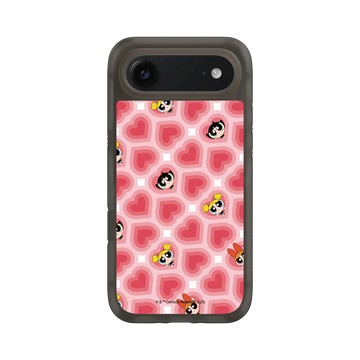 iPhone Air AirX 本質黑 - The Powerpuff Girls 飛天小女警 - 愛心圖案