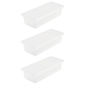小麥購物 長條保鮮盒 C264 小(28 x 13 x 4.5cm)  1組  3個