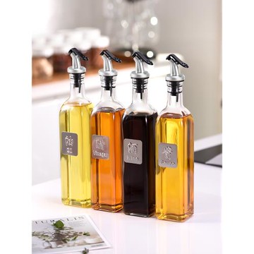 油瓶玻璃防漏油壺大號醋壺調味瓶醬油瓶罐小醋瓶廚房用品