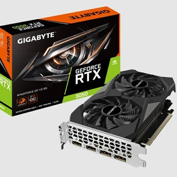 【風魔散熱】RTX3050顯卡 遊戲顯卡 電競顯卡 獨立顯卡 臺式機顯卡 技嘉WINDFORCE OC V2 6G顯存 GDDR6 高性能光追 臺式電腦升級