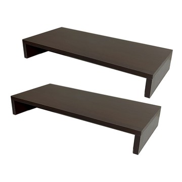 螢幕架  胡桃色  2個