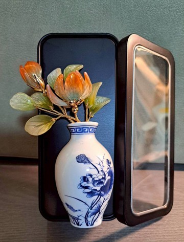 【中國風花瓶-敦煌】磁鐵 ∕ 冰箱貼 ∕ 擴香瓶