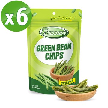 Frenature富紐翠 敏豆脆蔬果 6入組（40g袋裝 ）