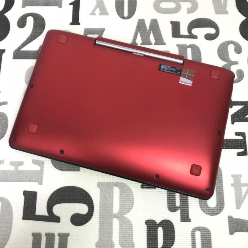 きれいめ Windows10 2in1タブレットPC 10.1インチ / ASUS T100TA-RED-S