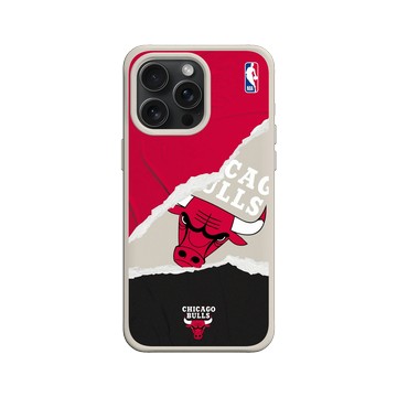 iPhone 15 Pro Max SolidX 貝殼灰 - NBA - 熱血系列-芝加哥公牛 Chicago Bulls - Sweat and Tears