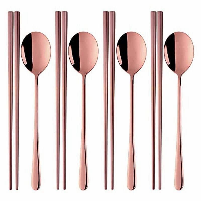 箸 スプーン セット 4名用 カトラリーセット 18 8ステンレス製 滑り止め おしゃれ 衛生な 韓国食器 箸 23cm 鏡面仕上げ 来客用 通販 Lineポイント最大0 5 Get Lineショッピング