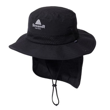 日本限定 PolerxTonedtrout StreamR SUNGUARD BRIM HAT 遮陽帽黑