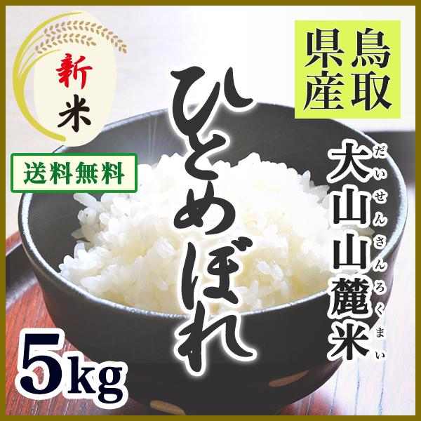 米 新米 5年 ひとめぼれ 5kg 送料無料 （北海道・沖縄・離島地域除く） 鳥取県産 大山山麓米