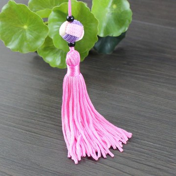 幸運球繡球流蘇 垂直流蘇小吊穗子 頭飾耳環流蘇 中國結吊穗掛件