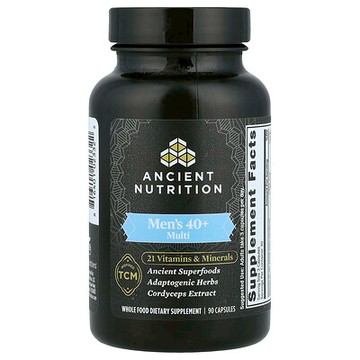 Ancient Nutrition, 男性 40+ 多營養素，90 粒膠囊