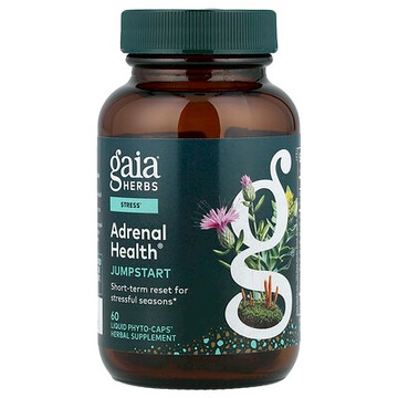 Gaia Herbs, 腎上腺健康®，快速啟動，60 粒液體 Phyto-Caps® 膠囊