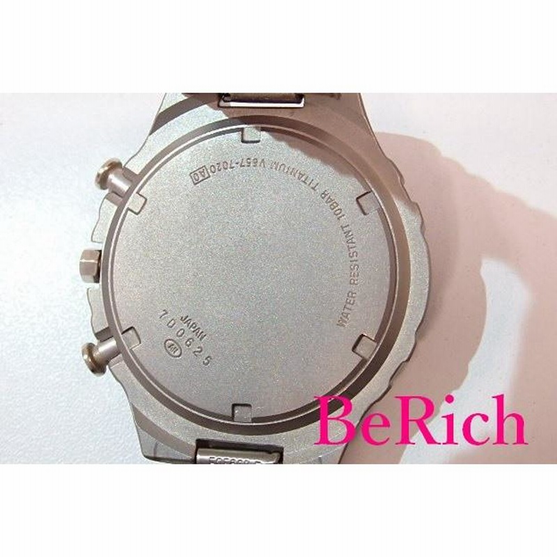 美品 セイコー SEIKO アルバ イプシロン ALBA EPSILON クロノ