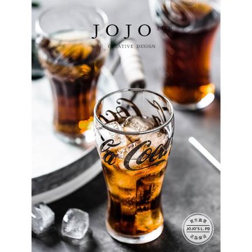 JOJO'S L. PD.County.玻璃杯創意可樂杯家用透明啤酒小麥杯 |縣考
