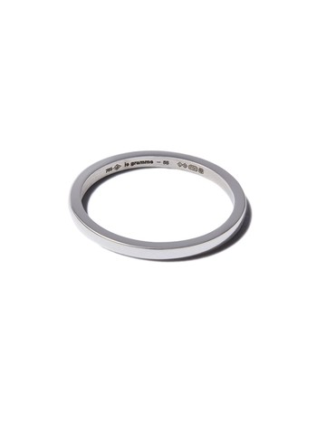 Le Gramme - 18kt white gold 2g ring - men - 18kt White Gold - 53 - Silver