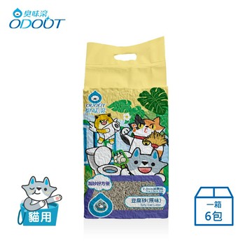 2.0mm豆腐砂2.4kg_6包/箱 100%除臭 轉換貓砂推薦