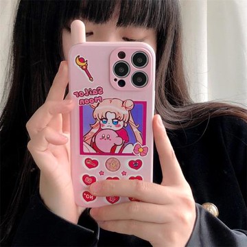 卡通可愛大哥大造型三星s24+手機殼note20ultra硅膠s21fe保護套s22創意note10pro軟殼s23/s23+s20plus防摔女
