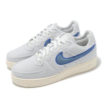 Nike 休閒鞋 Air Force 1 Low Canvas 男鞋 藍 帆布 AF1 HV1204-001