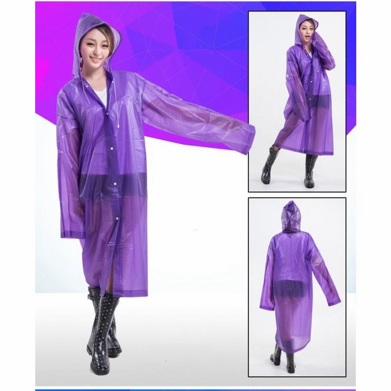 FINAL  透明 レインコート フード付き レインコート フード付き カッパ[品番：FQ000185895]｜PlusNao