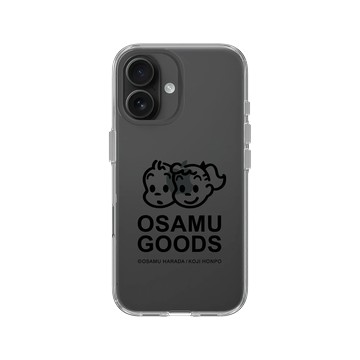 iPhone 16 Clear Case（相機按鈕） 透明 - OSAMU GOODS - 經典系列-LOGO
