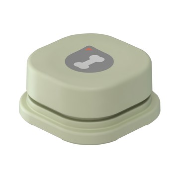 MewooFun 喵乎汪也 寵物萌爪互動錄音按鈕 灰色 8.5*8.5*4.1cm 105g  1個