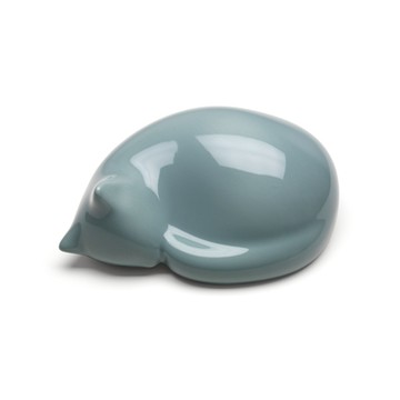 Resting Cat 捲曲貓（大、灰藍、亮面）