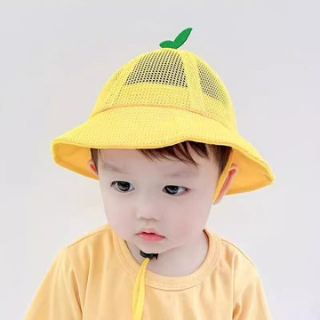 Baby童衣 兒童小草兒透氣漁夫帽 寶寶夏季網狀防曬帽 88749