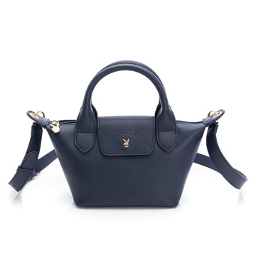 ✨喜迎春 - 獨享秒殺｜PLAYBOY-手提包附長背帶 Sheer系列 -深藍色(552-7701-50-6)