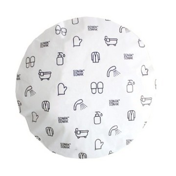 SONAK SONAK 防水浴帽  白色  2個