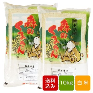 森のくまさん 無洗米  10kg 米 コメ 一等米 熊本県産 令和4年産