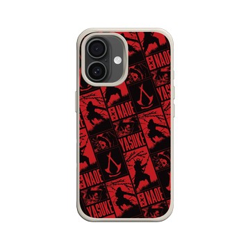 iPhone 16 SolidX 貝殼灰 - Assassin's Creed - Assassin's Creed® Shadows - Manga pattern