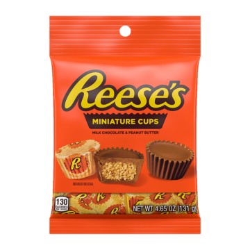 Reeses花生醬夾餡縮小杯子牛奶巧克力
