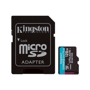 金士頓 Canvas Go!Plus microSD 記憶卡【128G】無人機 運動攝影機 Android裝置 適用