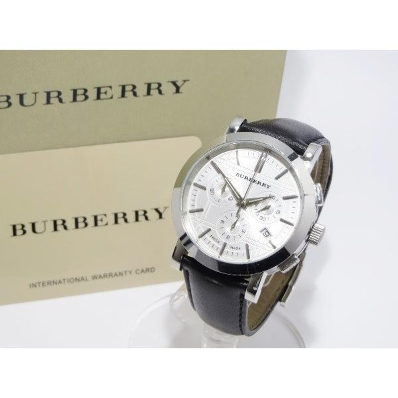バーバリー クォーツ クロノグラフ BU1373 箱付 楽天市場】【ウォッチ】BURBERRY バーバリー ヘリテージ クロノ