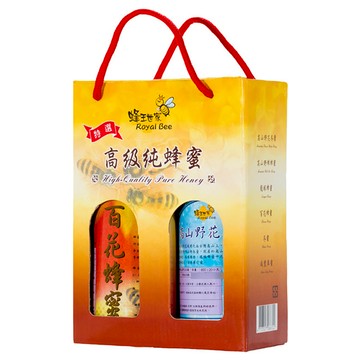 [快速出貨] 【蜂王世家】頂級台灣高山野花冬蜜+百花蜂蜜/兩瓶提盒組/國際認證蜜優惠組/精美伴手禮/秋冬養生飲品/母親節送禮首選