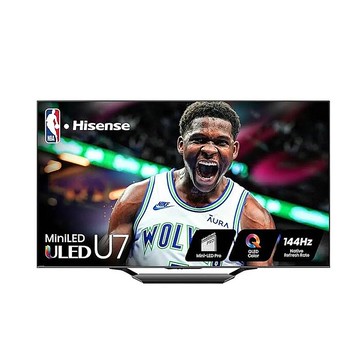 Hisense海信65吋4K QLED量子點連網智慧顯示器65U7N(含標準安裝) WIFI聯網 【智慧