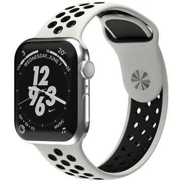 SINJIMORU 智慧手錶運動錶帶  Apple Watch 42/44/45/46/49mm  白色  1個