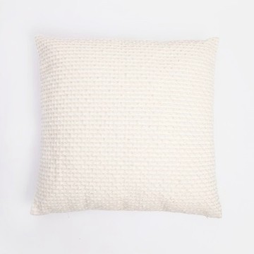 奧可利一片式裁剪緹花抱枕套50x50cm 白