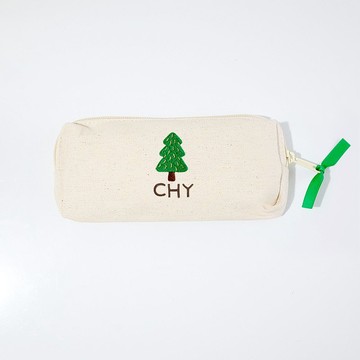 【Q-cute】筆袋系列-聖誕樹-加字/客製化