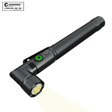 日本【GOODGOODS】HL-350F｜輕巧筆型LED手電筒／工作燈／輕量手電筒／防塵防水／強力磁吸