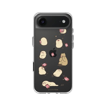 iPhone Air Clear Case（相機按鈕） 透明 - 咻咻熊 XiuXiubear - 零食泥泥們